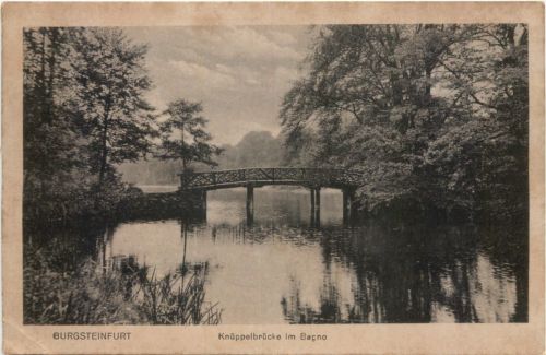 Burgsteinfurt - Knüppelbrücke im Bagno