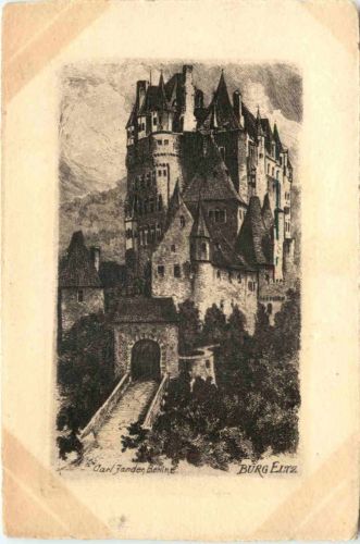 Burg Eltz - Radierung