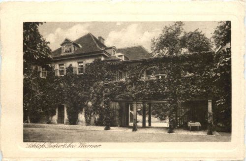 Weimar - Schloss Tiefurt - Radierung