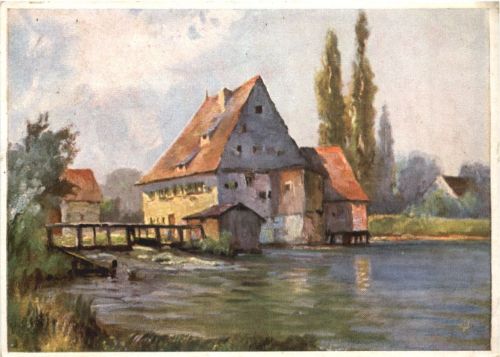 Künstler Ak Fritz Müller Schwaben