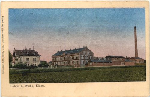 Eibau in Sachsen - Kottmar - Fabrik S. Wolle - Luna Karte