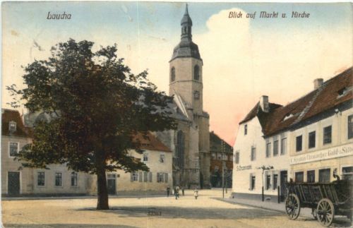Laucha an der Unstrut - Markt und Kirche