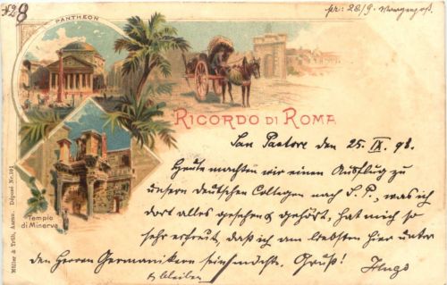 Ricordo di Roma - Litho