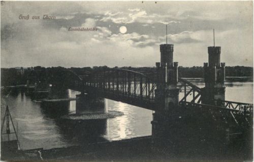 Gruß aus Thorn - Eisenbahnbrücke