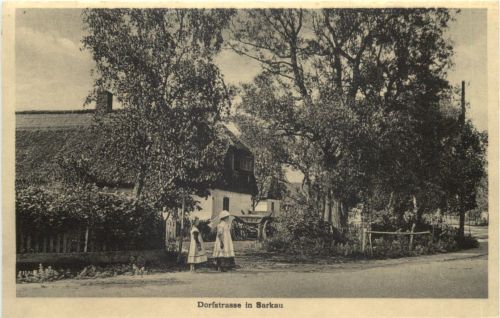 Dorfstrasse in Sarkau