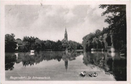 Neugersdorf in Sachsen - Schwanenteich