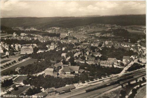 Walldürn im Odenwald vom Flugzeug