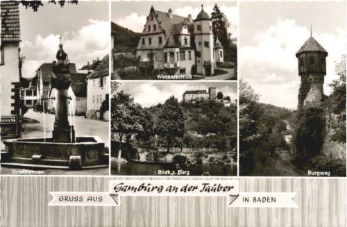Gruss aus Gamburg an der Tauber - Werbach