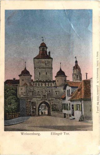Weissenburg - Ellinger Tor - Lunakarte