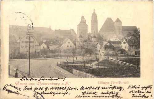 Weissenburg - Ellinger Thor Parthie