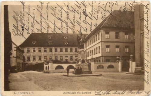 Dillingen a. Donau - Ulrichsplatz mit Seminar