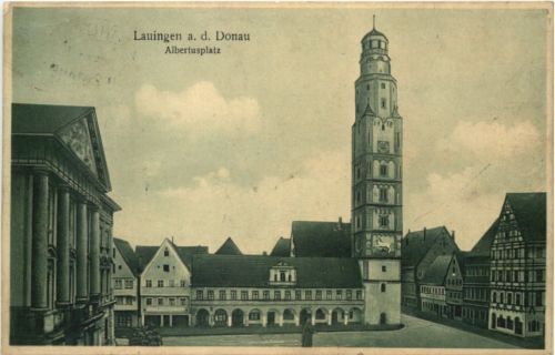 Lauingen an der Donau - Albertusplatz