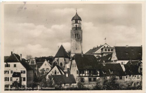 Oettingen in Bayr. Partie an der Stadtmauer