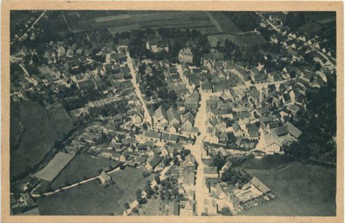Wertingen i. Schwaben - Flugzeugaufnahme