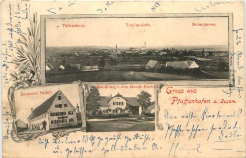 Gruss aus Pfaffenhofen a. Zusam. - Buttenwiesen