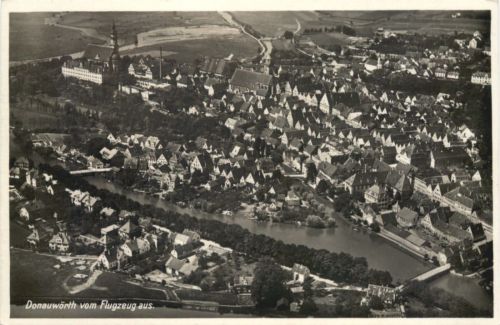 Donauwörth vom Flugzeug