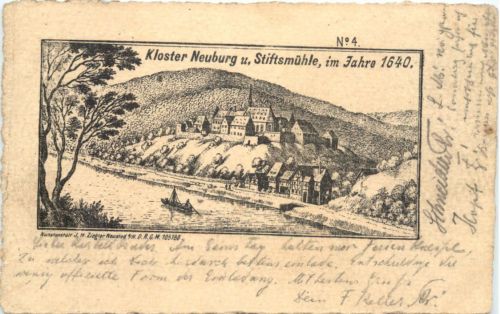Kloster Neuburg im Jahre 1640