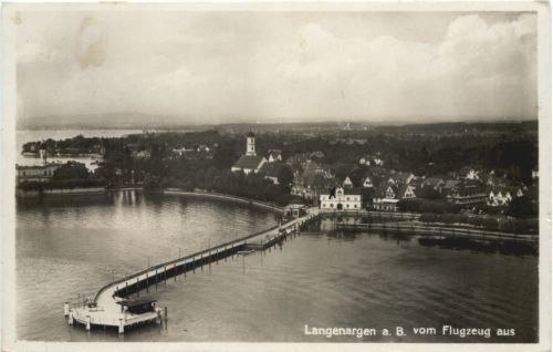 Langenargen vom Flugzeug aus