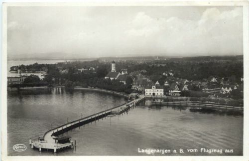 Langenargen vom Flugzeug aus