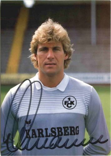 1. FC Kaiserslautern Gerald Ehrmann mit Autogramm