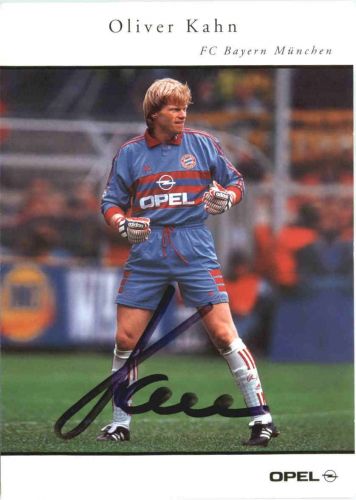 FC Bayern München - Olliver Kahn mit Autogramm