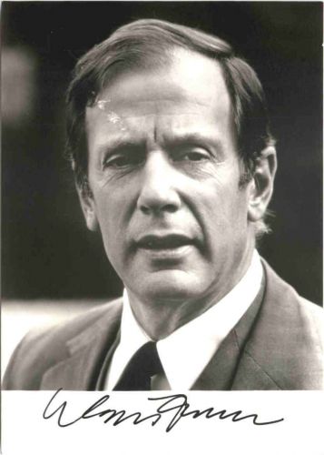Dr. Klaus von Dohnanyi mit Autogramm