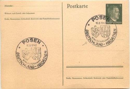 Posen - Ganzsache