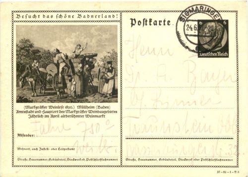 Müllheim in Baden - Ganzsache
