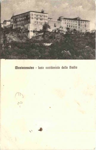 Montecassino - Lato occidentale della Badia