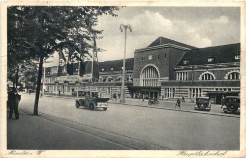 Münster in Westfalen - Hauptbahnhof - 3. Reich
