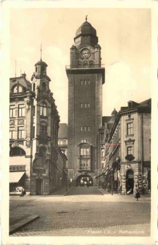 Plauen i. V. - Rathausturm