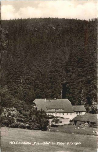 Pöbeltal . HO Gaststätte Putzmühle