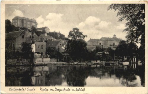 Weißenfels Saale - Partie mit Bergschule