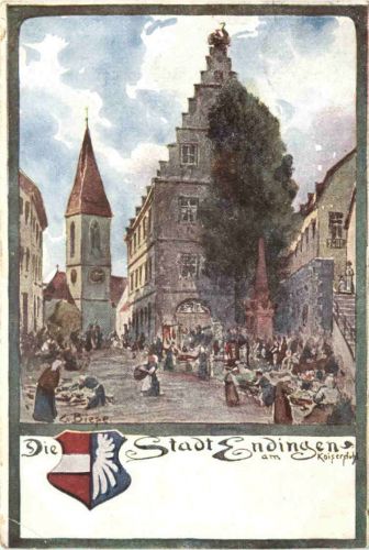 Die Stadt Endingen am Kaiserstuhl