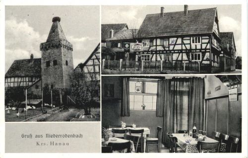 Gruß aus Niederrodenbach - Gaststätte zum grünen Baum