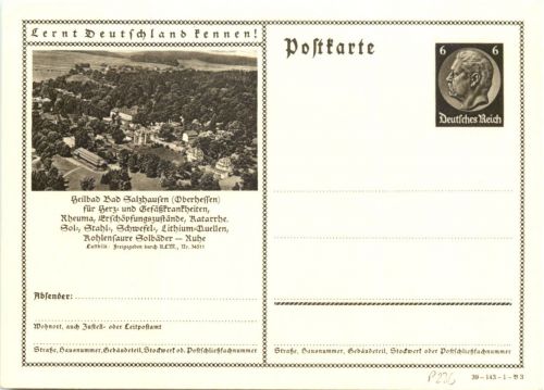 Bad Salzhausen - Nidda - Ganzsache