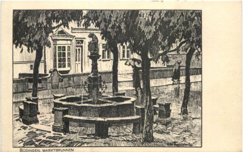 Büdingen - MArktbrunnen