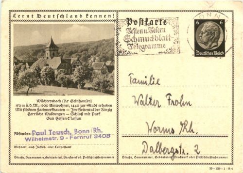 Wächtersbach - Ganzsache