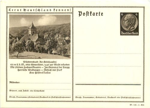 Wächtersbach - Ganzsache