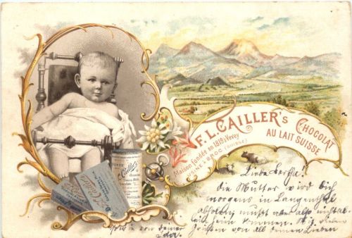 Werbung Cailler Chocolat