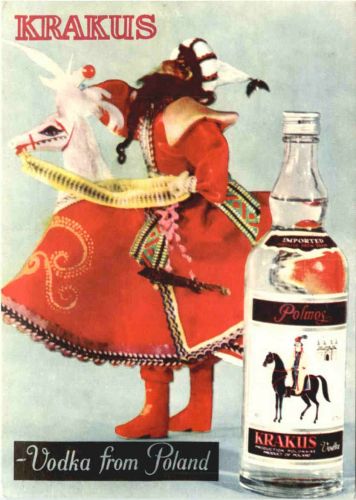 Werbung Krakus Vodka
