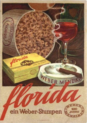 Werbung Florida Stumpen