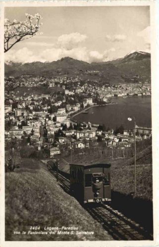 Lugano - PAradiso con la Funicolare