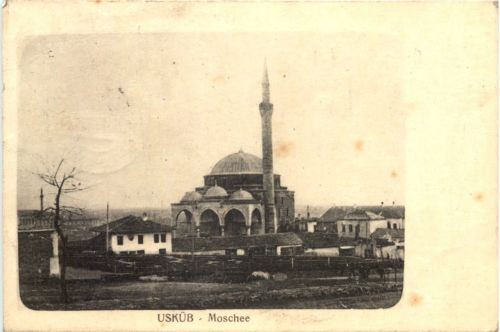 Usküb - Moschee - Feldpost