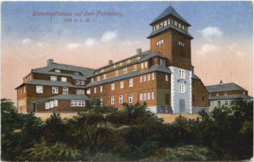 Unterkunftshaus auf dem Fichtelberg
