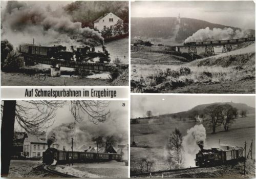 Schmalspurbahn im Erzgebirge