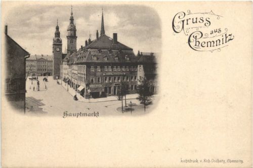 Gruss aus Chemnitz - Hauptmarkt