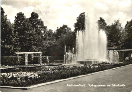 Karl-Marx-Stadt - Springbrunnen