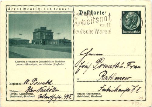 Chemnitz - Ganzsache