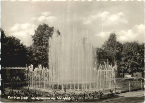 Karl-Marx-Stadt - Springbrunnen